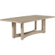 Arezza 90.5 X 47.25 inch Light Wash Dining Table